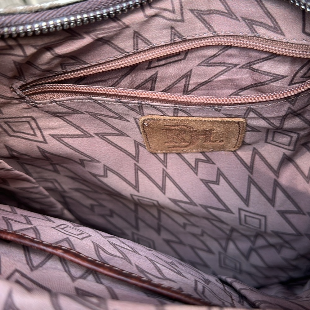 Leather fringe bag purse - Picture 4 of 5